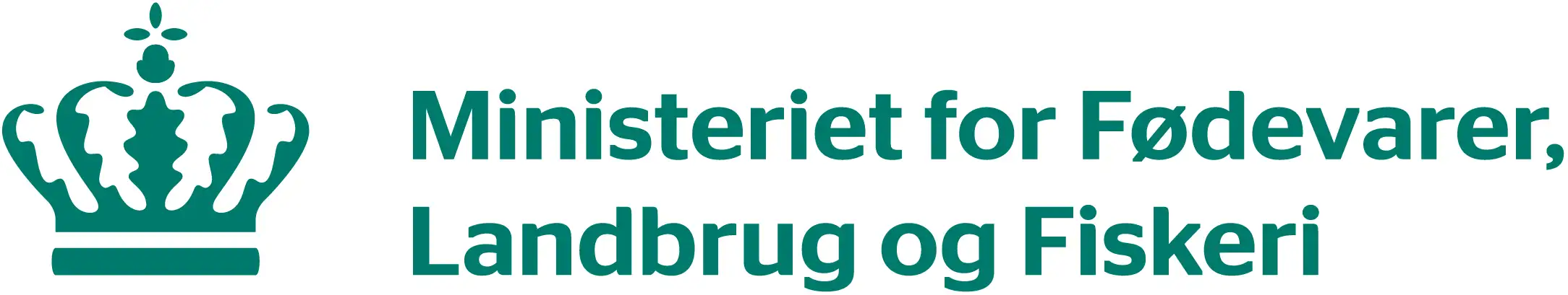 Logo for Ministeriet for Fødevarer, Landbrug og Fiskeri